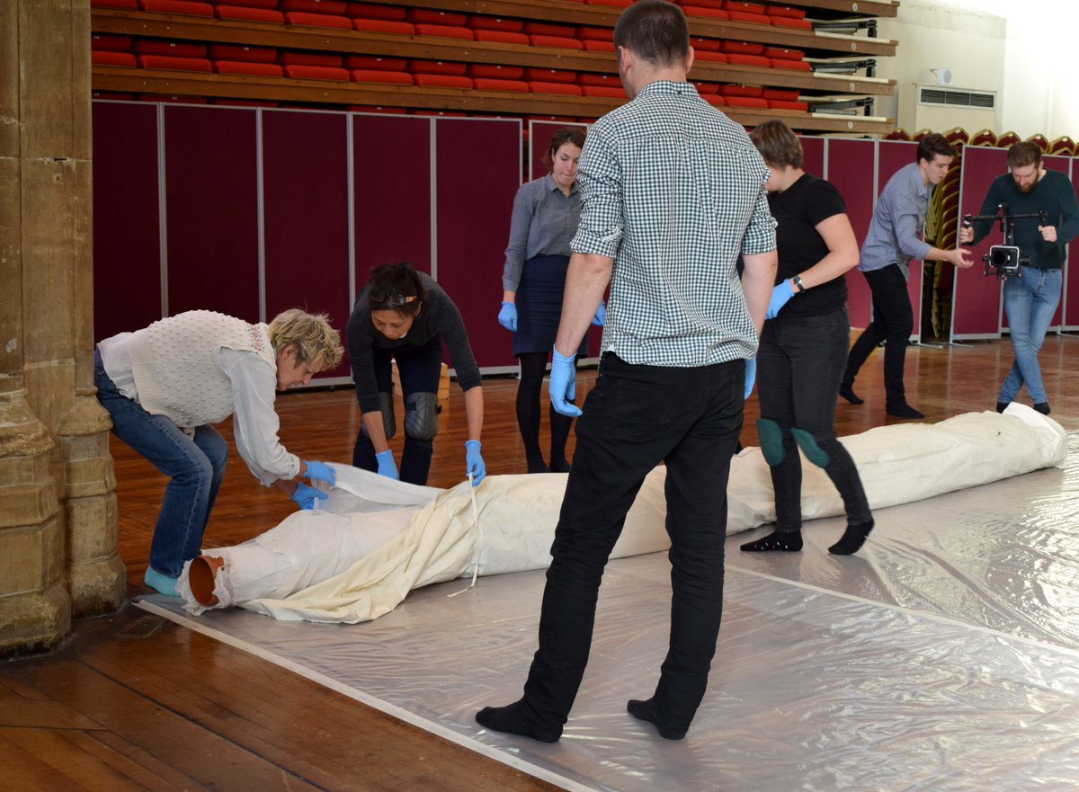 NorwichCastle's tweet photo. Measuring 16m x 8.3m the Ensign of Le Généreux is @NorfolkMuseums' largest object #NelsonNorfolk https://t.co/1XkzfD0HM1