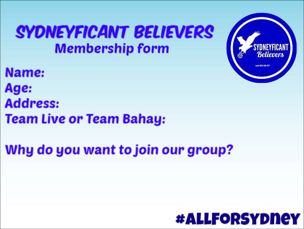 TeamEleazarOFC's tweet photo. Hi! Here is our membership form if you want to join the group, just DM us your answers! Let's support our very own @sydneyeleazar 💙 https://t.co/1Ggkwx62V8