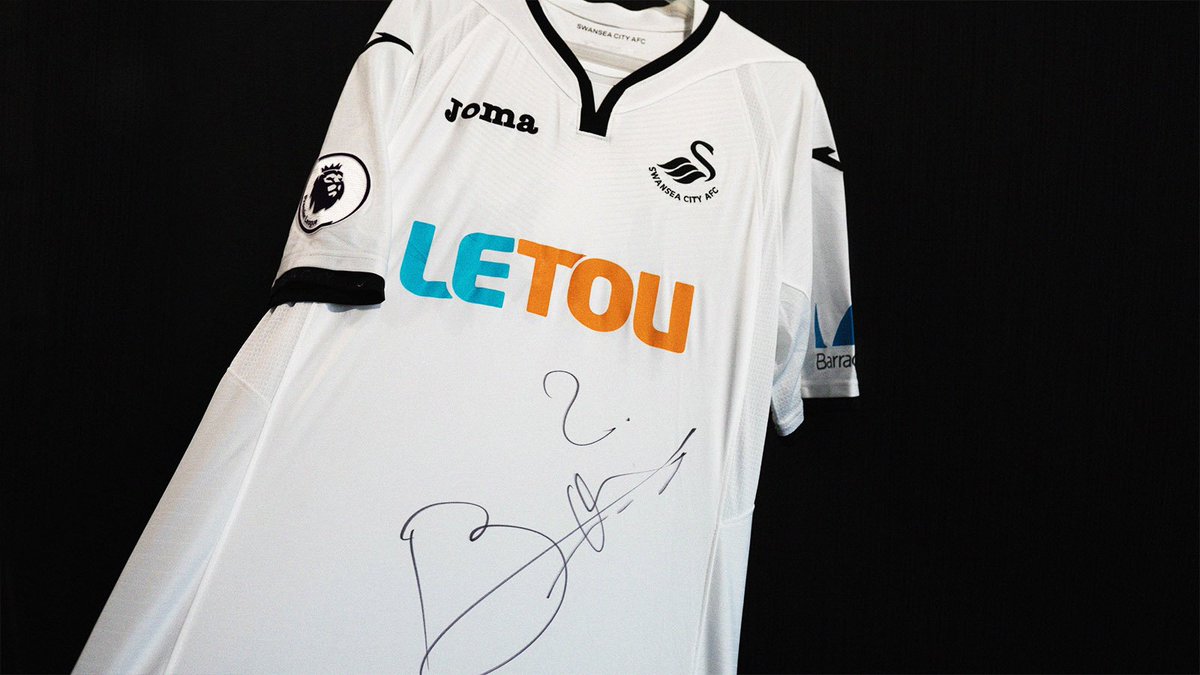 Win a signed <a href="/wilfriedbony/">Wilfried Bony</a> #Swans shirt! 👕✍️

Simply follow <a href="/SwansOfficial/">Swansea City AFC</a> and RT this tweet to enter: bit.ly/2eYuUak