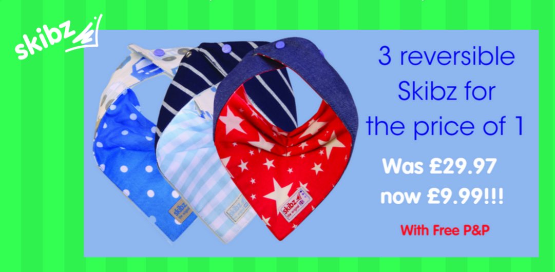SkibzBibs's tweet photo. 3 reversible premium range Skibz dribble bibs for £9.99! https://t.co/Yap7z83edr