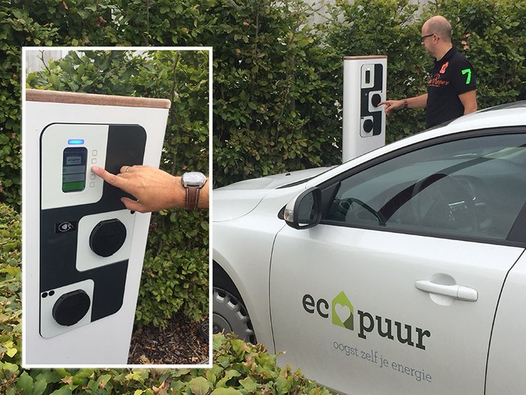 Openbaar #laadpunt voor elektrische voertuigen <a href="/EcoPuur/">EcoPuur NV</a>! Je vindt ons op het bedrijventerrein Ter Mote nr. 9 in Nevele. Altijd welkom!