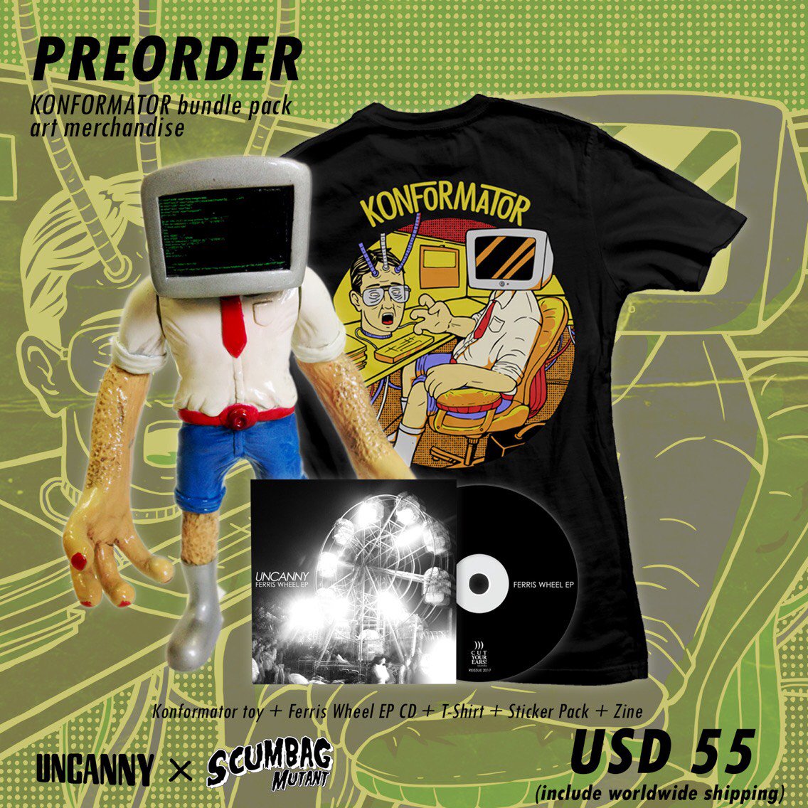 We'll put out a double-single release later this month in form of a toy named Konformator. Pre-order the bundle pack bit.ly/konformator