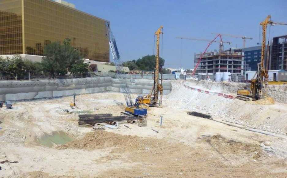 soilmechanics's tweet photo. #Piling works almost completed for #ConradHilton #Doha. https://t.co/SVqVmqig3T