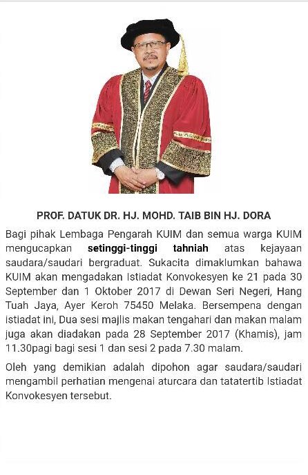 persisunimel's tweet photo. [Update : Konvokesyen KUIM ke-21] https://t.co/6hXL7d4mJL
