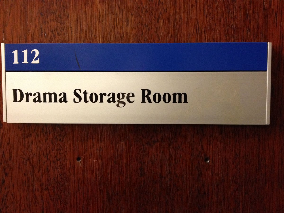 ithinkwellHugh's tweet photo. Spotted this sign at a uni recently. We all need a room like this. Somewhere to store our dramas while we get on with things. #ECR #EMCR https://t.co/mi2g12LzZ3