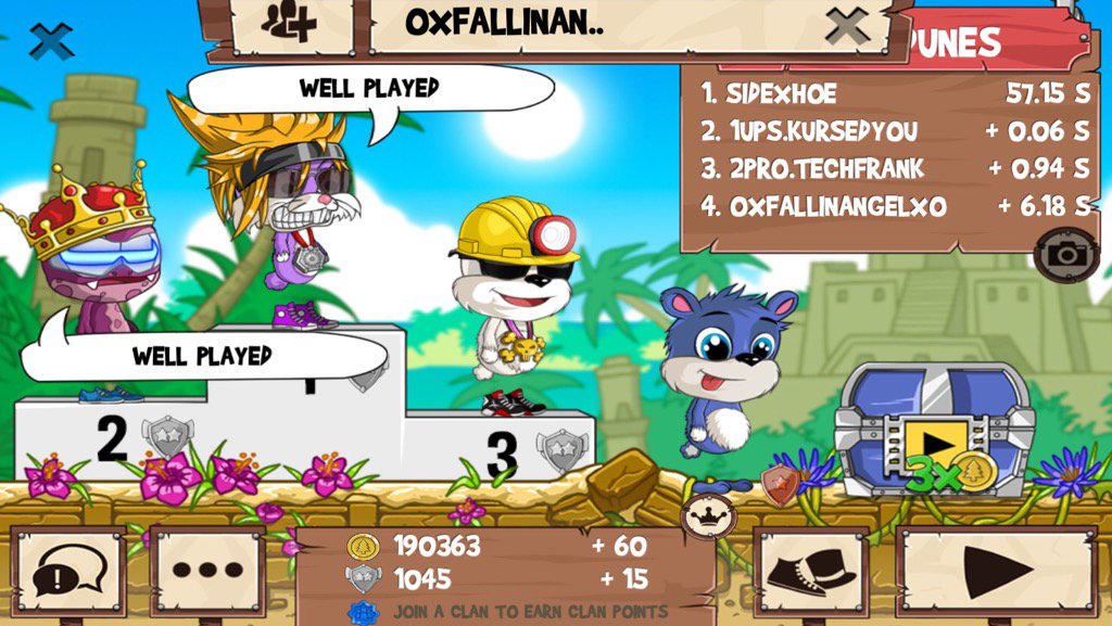 ogXsideXhoe's tweet image. Gg 👌🏻👍🏼💪🏾 #funrun2 #KurSedYou #TechFrank #OxFallinAngelxO