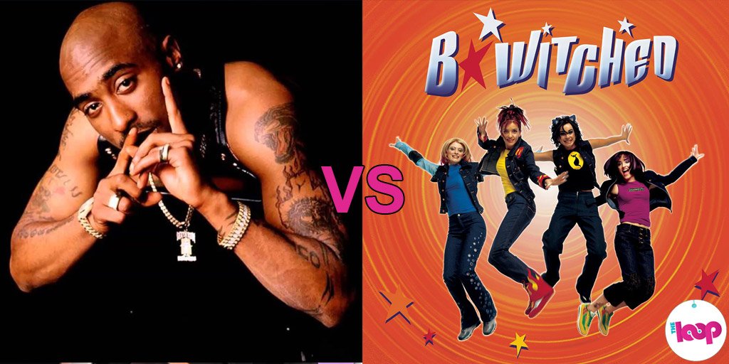TheLoopAu's tweet image. It's hardcore rap vs girl groups in this weeks Loop Off! Get your votes in NOW! 
#LoopOffTupac 🎤 Changes
#LoopOffBWitched 💃 C'est La Vie