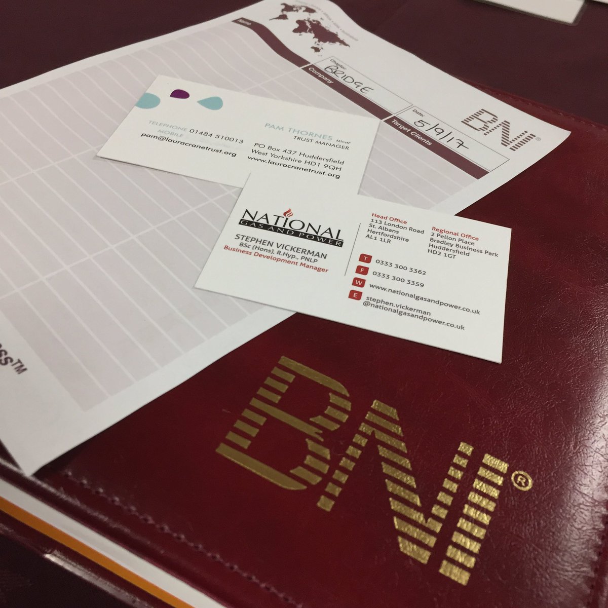 Great to have <a href="/nationalgasandp/">National Gas + Power</a> and @lauracranetrust visiting us this morning 👍🏻😃 We hope you both enjoy the meeting! #ReferralMarketing