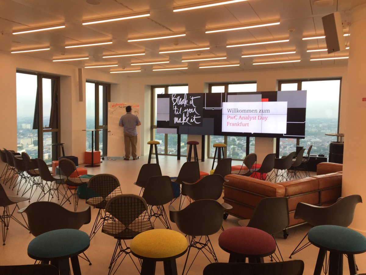 Vix115's tweet photo. All set for #PwCAnalystDay in Frankfurt. #TheDifference https://t.co/PBguoWEKhh
