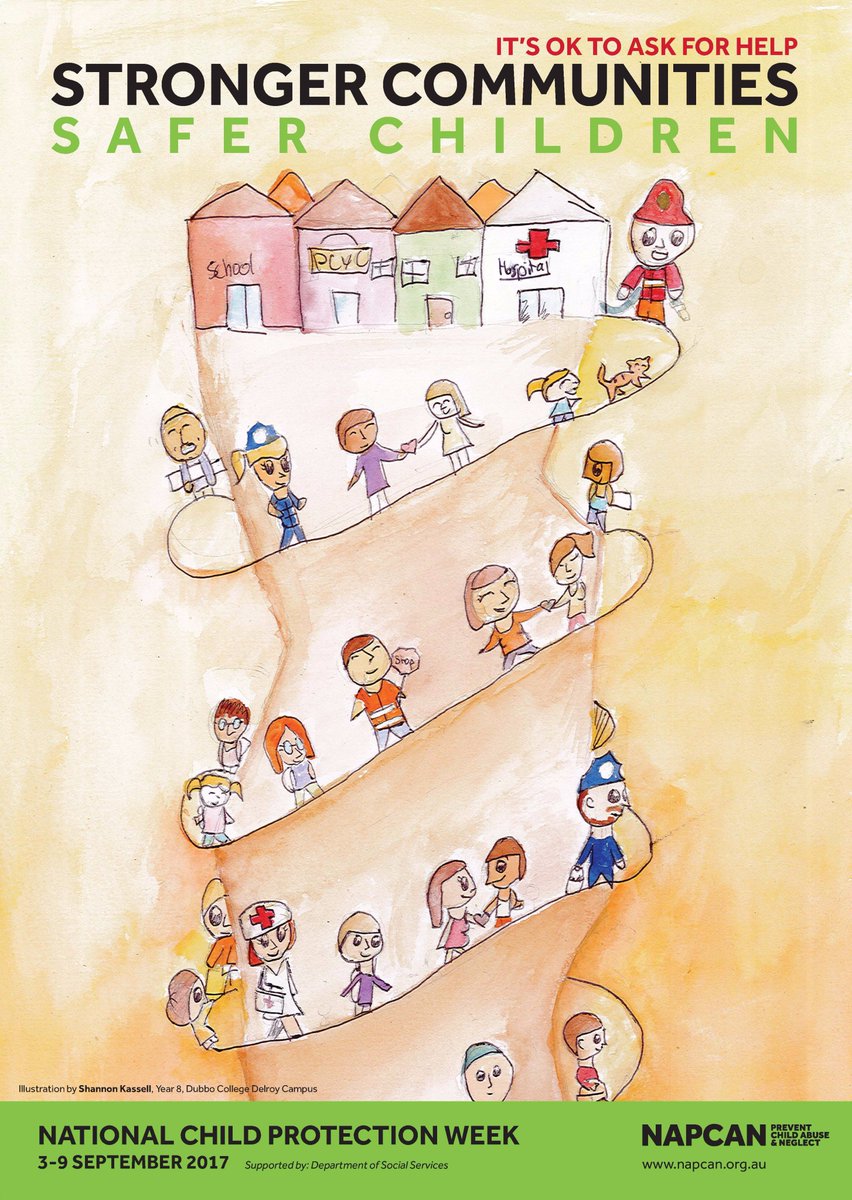 Calamvale_CC's tweet photo. National Child Protection Wk 2017, runs from 3-9 September.ll Australians are invited to join together to keep our children safe &amp; nurtured. https://t.co/jzcxKy1Rs9