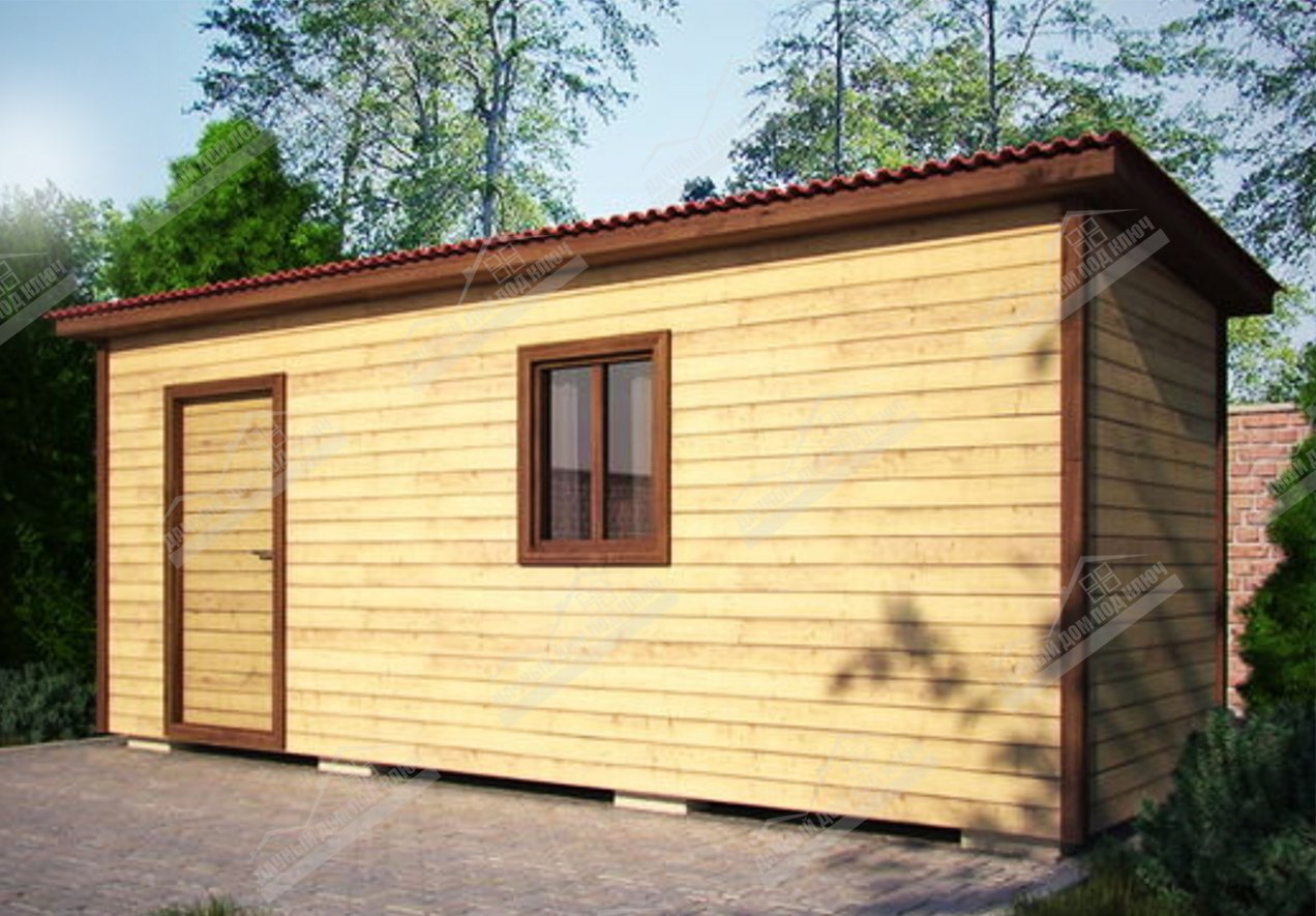 Хозблок 6х2