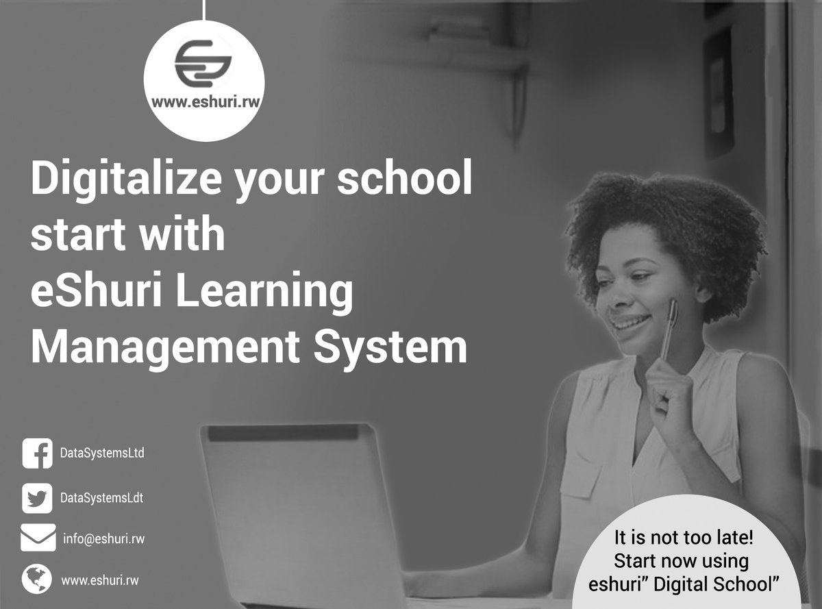 GiraICTrw's tweet photo. It is not too late! 
Start now using eShuri”an e-learning Management Platform" https://t.co/vpqKUKEn4w