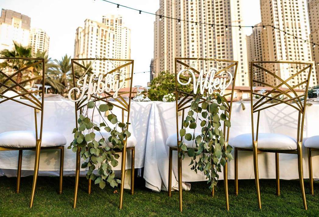 Mention the one you can’t wait to have forever sit by your side!
Styling: <a href="/aghareedwedding/">Aghareed Wedding</a>
Furniture, linen and tableware: <a href="/partysocialuae/">Party Social</a>