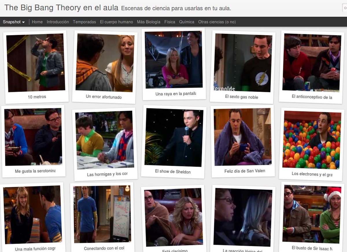 pereztud's tweet photo. Una proposta molt interessant per aprofitar fragments de #BigBangTheory a l'aula de secundร ria #bbtheory https://t.co/Y05Y1kH9Pk https://t.co/wgBN3jFMW5