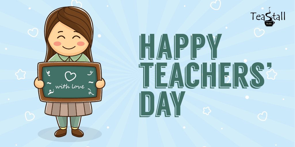 teastallstudio's tweet photo. They've been your guide throughout your life journey. This #TeachersDay, say one thing “#Thankyouteacher”. #TeaStallStudio #HappyTeachersDay https://t.co/QtV5ShI4XI