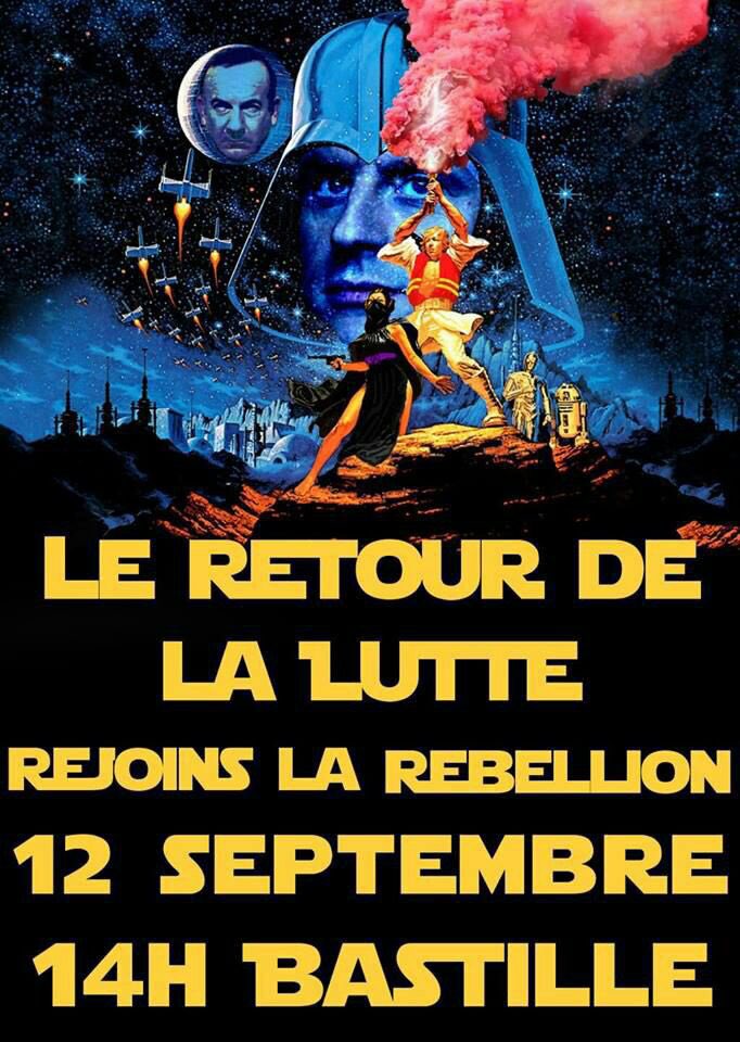 VoteBlancND's tweet photo. Le retour de la lutte
Rejoins la rébellion
#12septembre
14h #Bastille
#OnBloqueTout ✊️ https://t.co/9rkqirtcTg