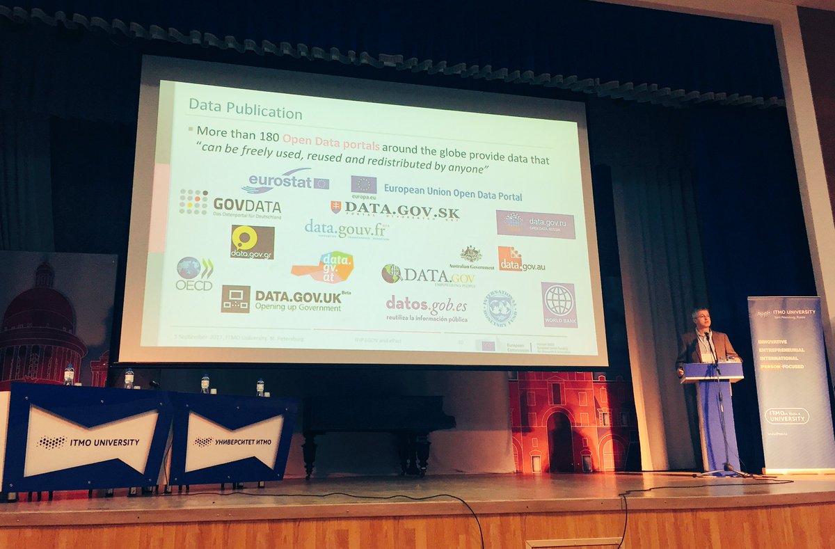 ePart_conf's tweet photo. IFIP #eGov2017 keynote by Themis Tambouris on linked open statistical data, slide showing the impressive range of current initiatives https://t.co/4BfmWf8dQa