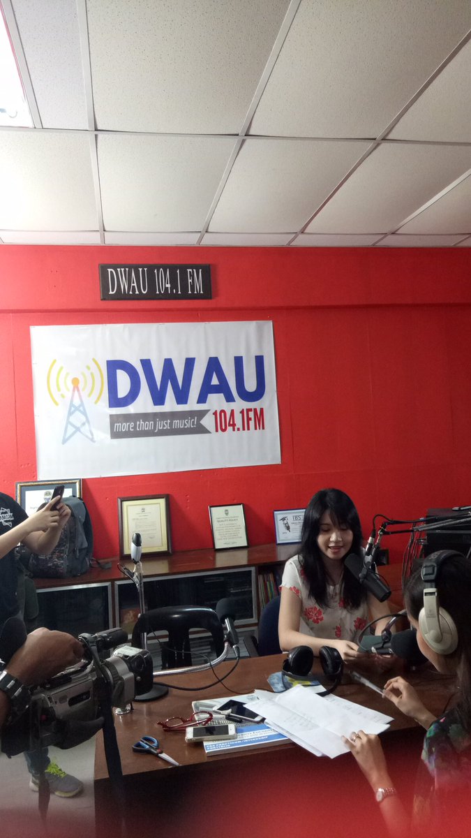 DWAUOfficial's tweet photo. DWAU 104.1 FM IS NOW OFFICIALLY OPEN!!!! STAY TUNED ANGELENEANS. #RelaunchingDWAU https://t.co/MsDjpUBC5F