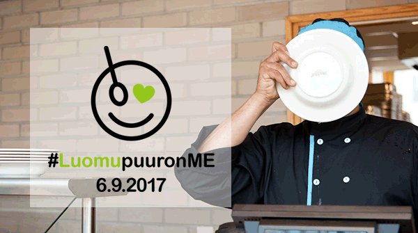 Huomenna jokaisen puurolautasen takaa voi löytyä maailmanennätyksen tekijä! #LuomupuuronME #syödäänyhdessä #lusikoidaanyhdessä #unicafe