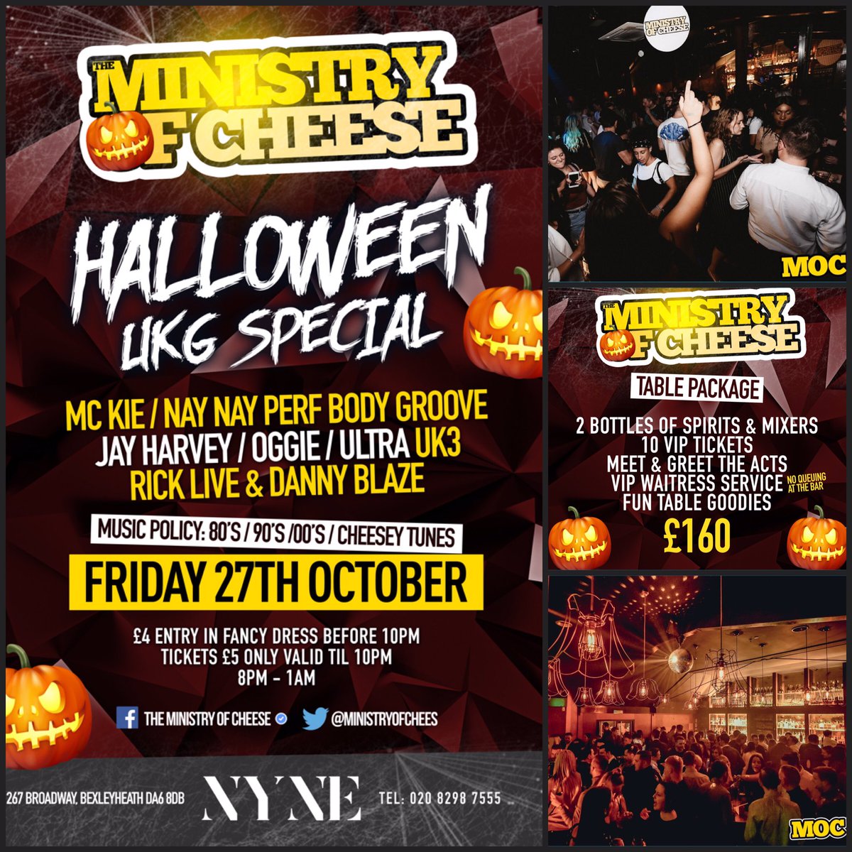 MinistryOfChees's tweet photo. #Halloween @nYnelounge 
Click the link for TICKETS or inbox us for a VIP TABLE  -https://t.co/k6CCRBMIjC https://t.co/7k1tgiae3b