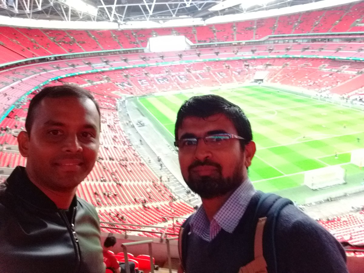 sandeepmshetty's tweet image. #wembley #ENGvSLO