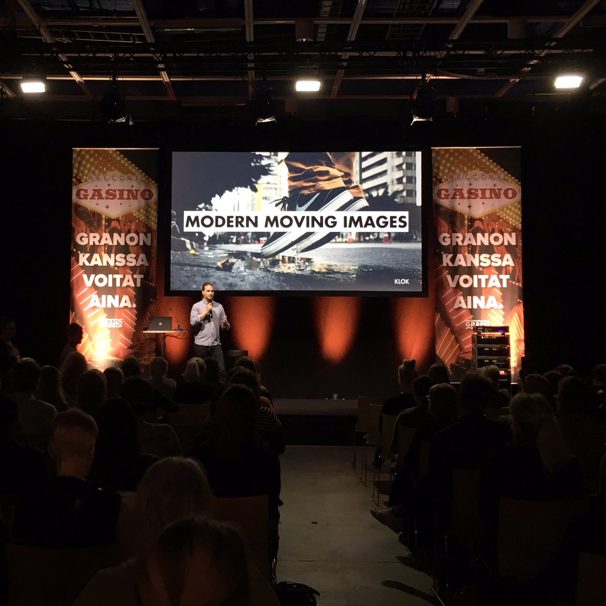 KLOK tänään &amp; huomenna Messukeskuksessa ja lavalla - tule moikkaamaan ständille nro 36! <a href="/paulikopu/">Pauli</a> #markkinoinninviikko #video #liikkuvakuva