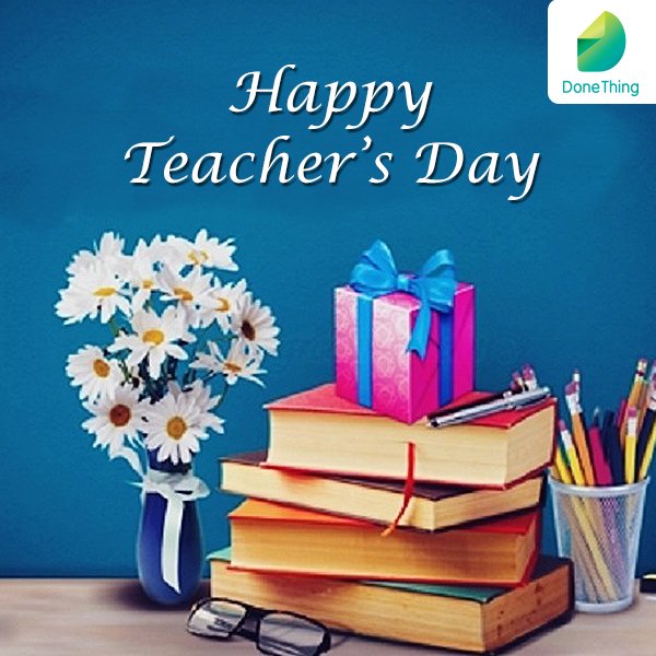 A good teacher is like a candle – it consumes itself to light the way for others. DoneThing wishes you a #HappyTeachersDay 📚👩‍🏫
