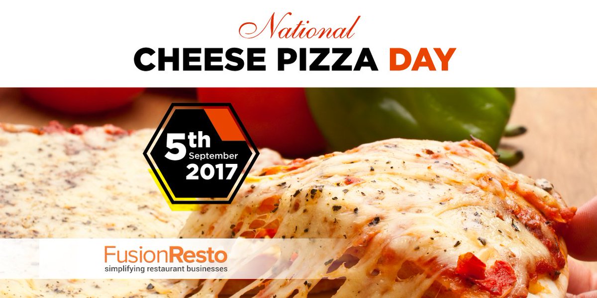 rancelab's tweet photo. Another reason to not miss out on pizza. #NationalCheesePizzaDay #PizzaLovers #FusionResto https://t.co/rIIij8GNNK