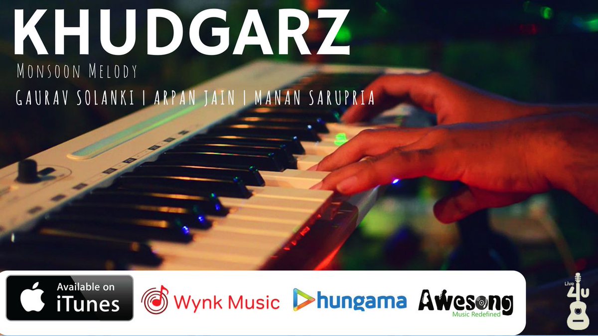 theweirdvocal's tweet photo. Our first original now available on @iTunes @WynkMusic &amp; @Hungama_com 
Download dis monsoon melody and add in your playlist😍😍 #jubinnautiyal https://t.co/RA1z57uD4K
