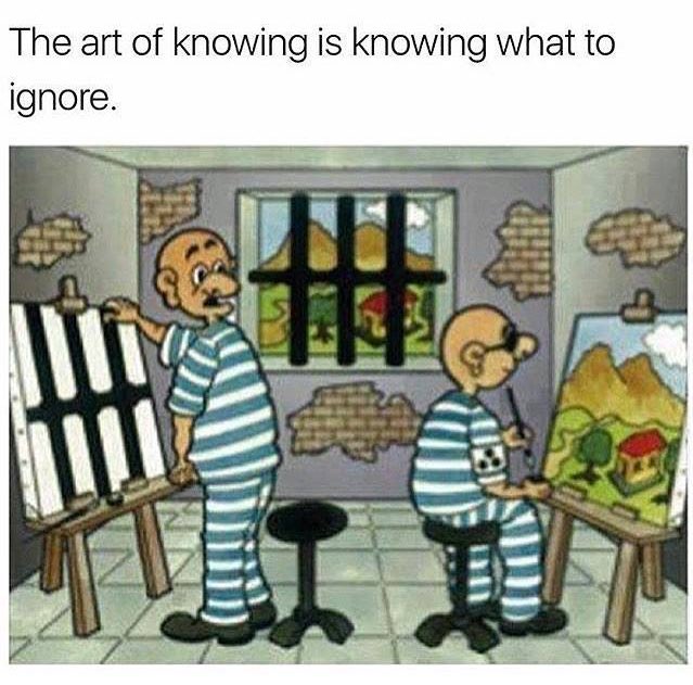 chrischalkart's tweet photo. Know what to ignore...  #art #artists #creativity #behappy #Smile #seethrough https://t.co/pYSrT2eyED