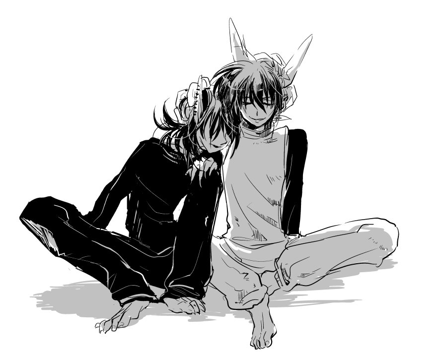 「…疲れた」
「よしよし休むがよい、しばらくわしがお主の分も成そう」