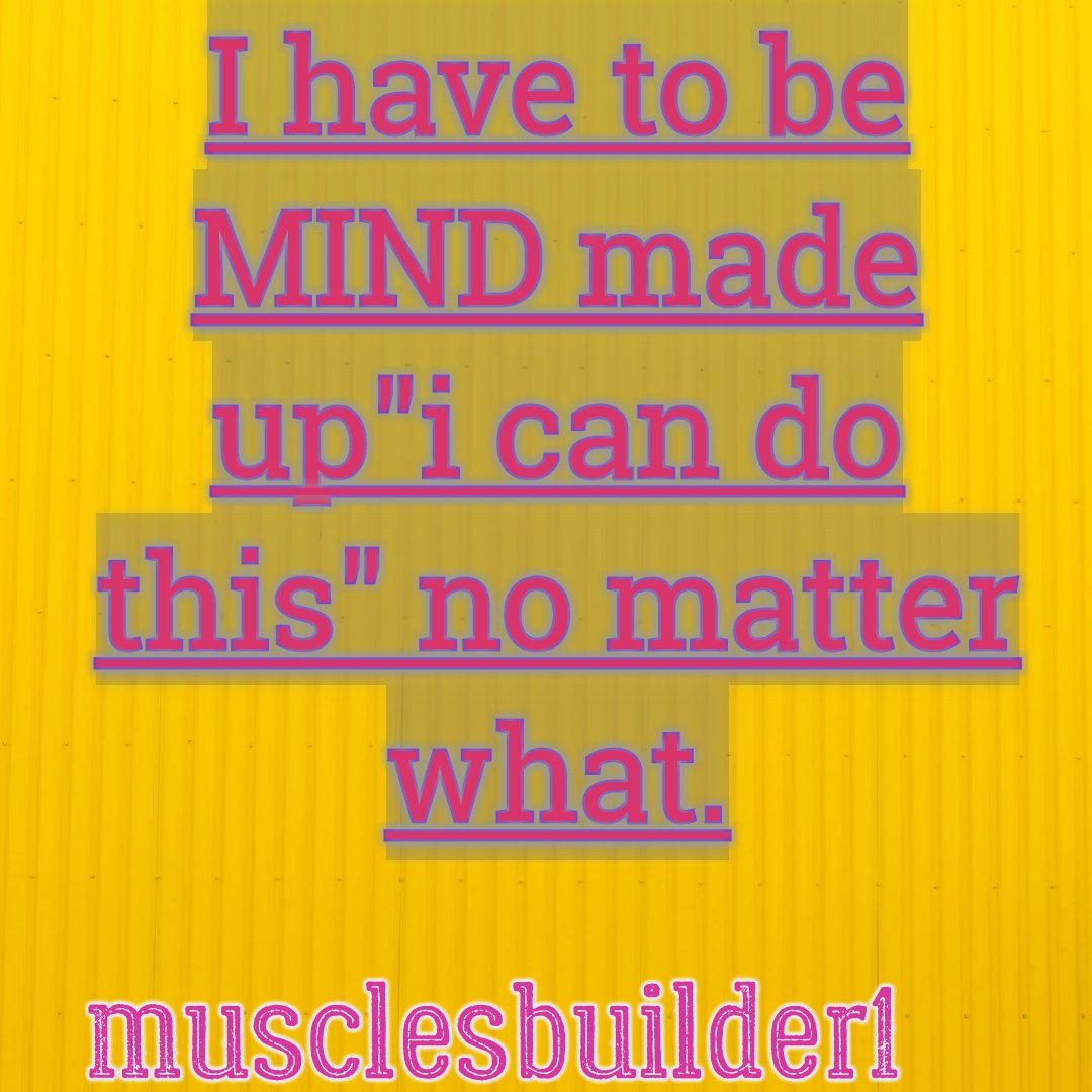 Make up your mind,and go for your goal
#MondayMotivation #quote #fitness 
#exercise
