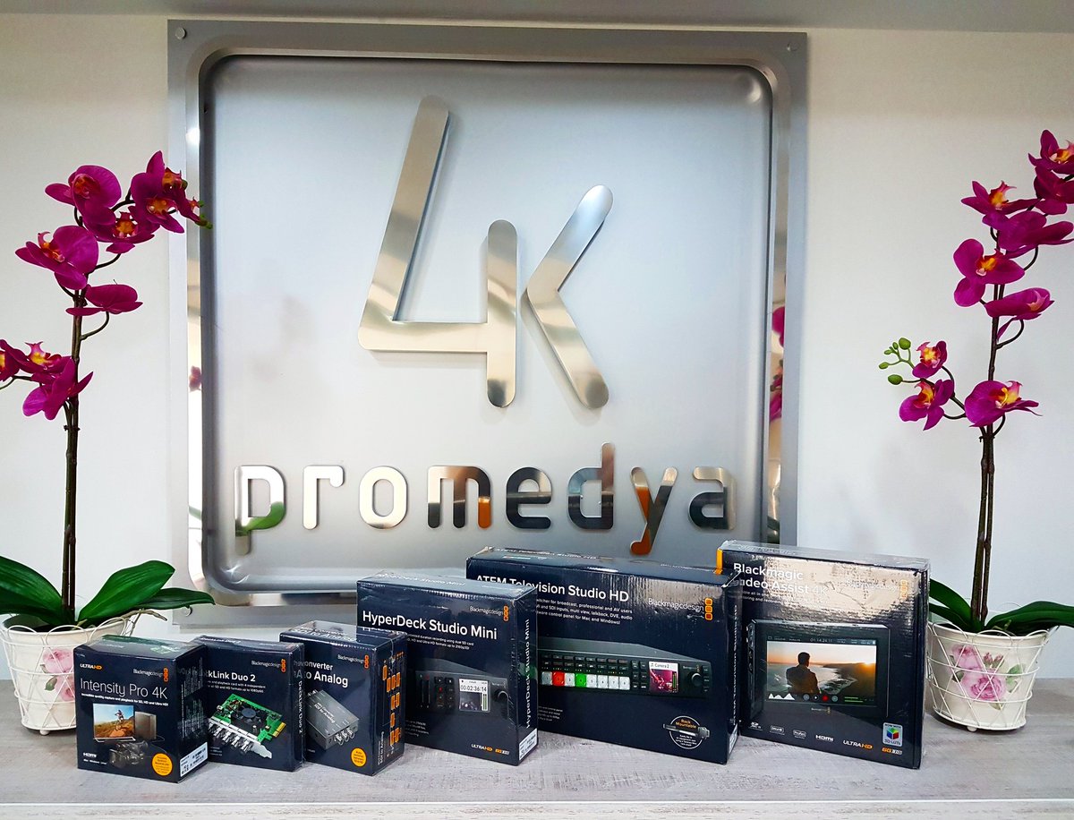 4kPromedya's tweet photo. #VideoAssist4k
#AtemTelevisionStudioHd
#HyperDeckStudioMini
#Blackmagic #WebPresenter
#SDItoAnalogConverter
#DeckLinkDuo2
#IntensityPro #4k https://t.co/bxwBcJW3Tu