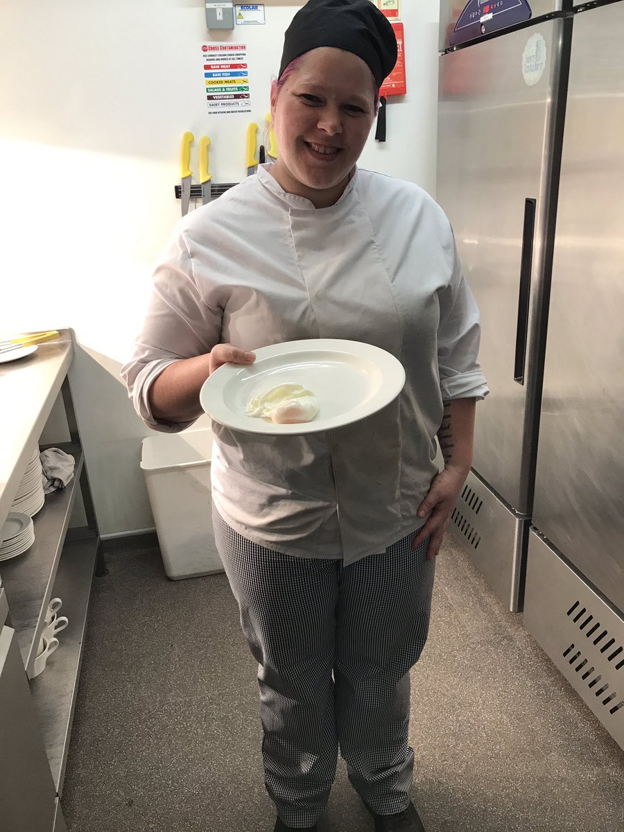#RateThePlate - our Breakfast chef Zena with a 10/10 poached egg... #Guestember 🍳🥚
