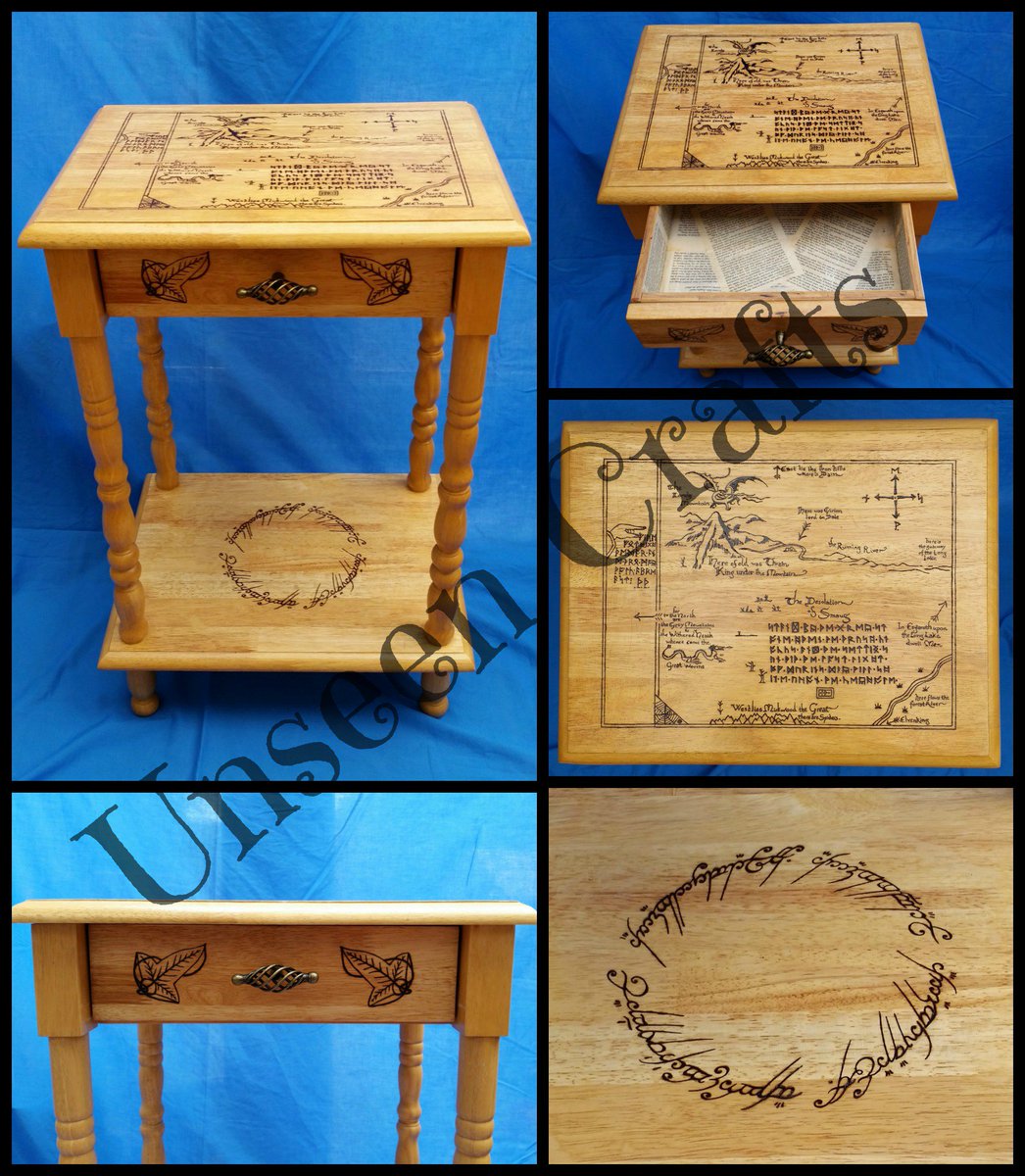 tygeroo's tweet photo. One of my favourite pieces. Hand burned onto the wood. NotForSale #art #Tolkien #TheHobbit #Throrsmap #woodwork #pyrography #fantasy #books https://t.co/OPgvUbAxfo