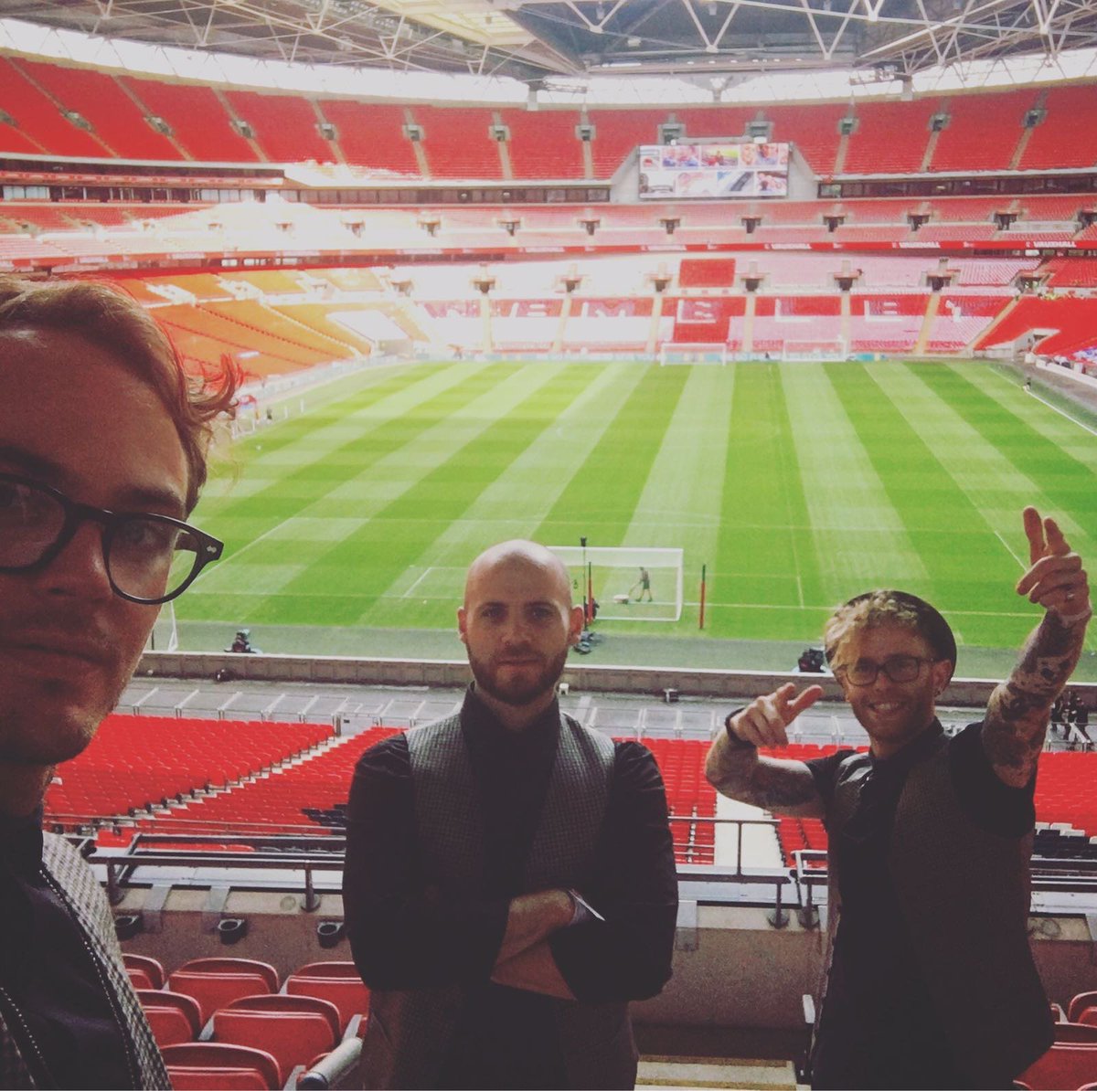 8RAYGroup's tweet photo. Rolling on to the #WorldCup in #Russia! Great to have The Roaming Revels &amp; Radio entertaining at #Wembley for the game! #3Lions #LiveMusic https://t.co/A4Awfb8QKu