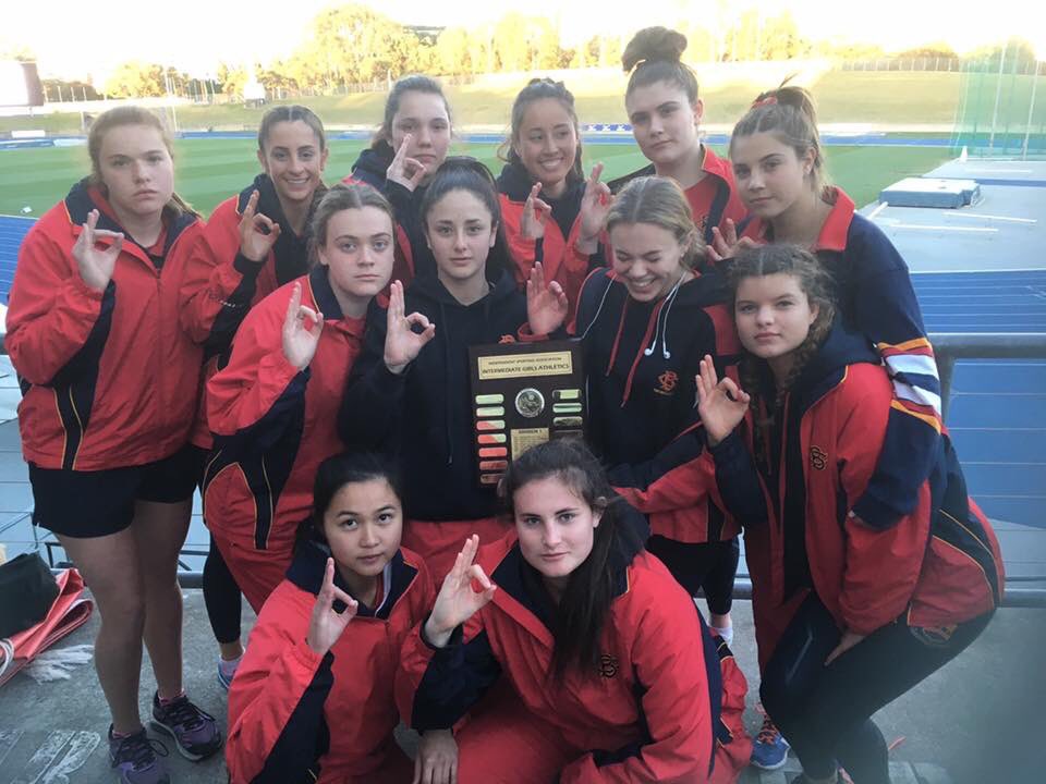 Congratulations girls - 1st in both the Senior and Intermediate divisions at Athletics today. #ISA