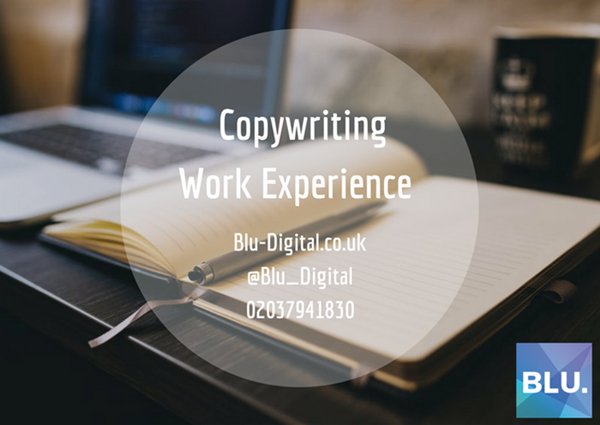 Blu_Digital's tweet photo. #Copywrititng #WorkExperience in #London 

Apply Now: https://t.co/IUs6cmSNqX https://t.co/47re8St7hR