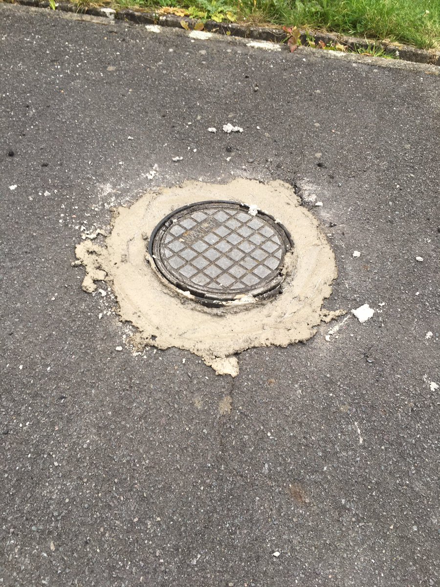 sheario's tweet photo. Hi @AnglianWater it appears Stevie Wonder has been working 4 U outside my house yesterday,any chance he can come bk &amp; do it properly? #poor https://t.co/a45kERLyPi