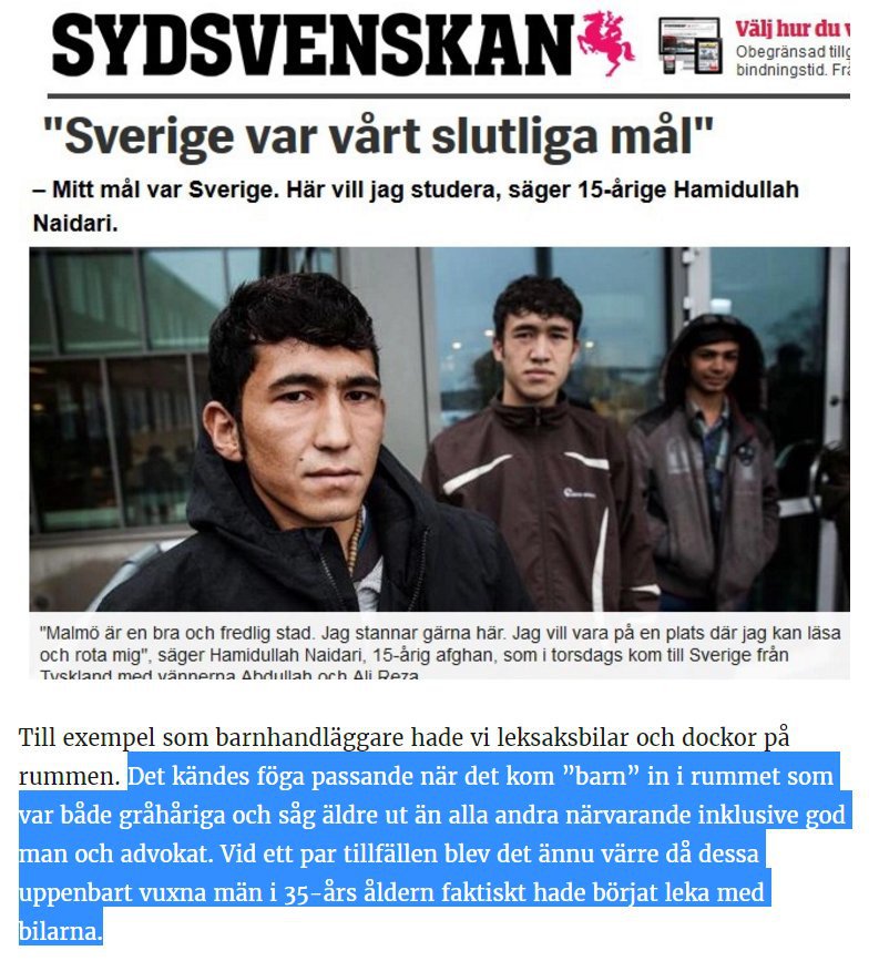 Dan_Glimne's tweet photo. Seriöst - hur kan man på den tidningen tro/låtsas att personen närmast på bilden bara skulle vara 15 år? #charader https://t.co/i9vSWa7Sau