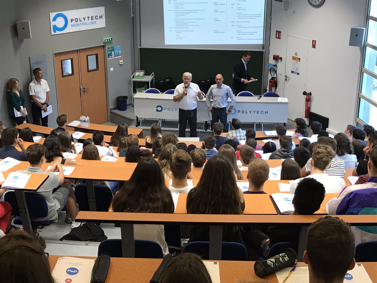 PolytechMontp's tweet photo. Rentrée PeiP - bienvenue à tous #rentree #peip #polytech #polytechmontpellier #umontpellier https://t.co/IH0iMlZwPT