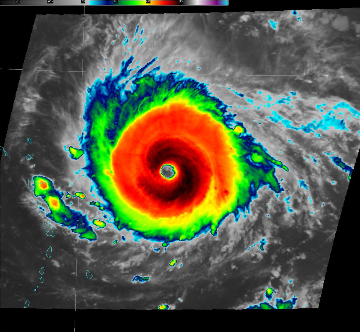 NWSCharlestonSC's tweet photo. #Irma now a strong cat 4 hurricane with winds 150 mph. Risk for impacts are increasing for SC &amp; GA, but specifics still unknown #gawx #scwx https://t.co/pMQ4yvBjzh