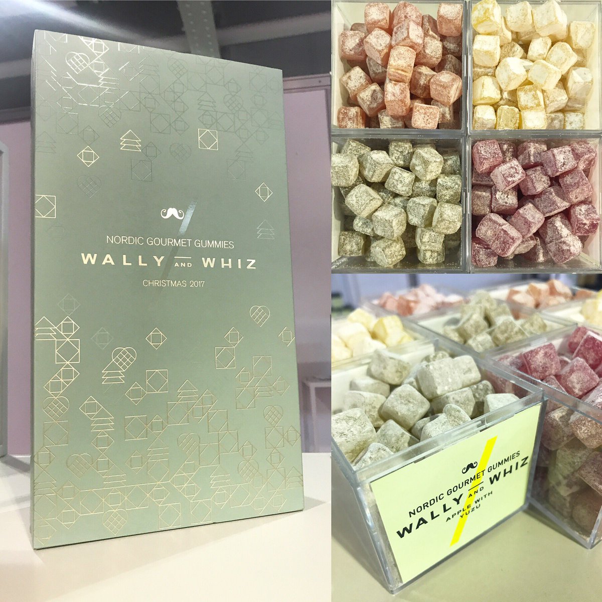 MichaelVHansen's tweet photo. #3rdday of #specialityfinefoodfair come taste our lovely winegums packed with #natural flavours 4400 next to @TheVegSociety ! #wallyandwhiz https://t.co/CQ3h2oC9JI
