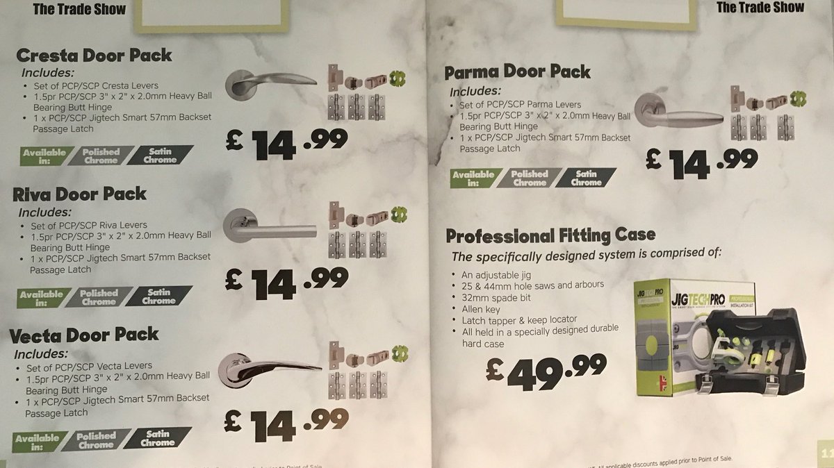 JigtechPro's tweet photo. Come to the @CandWBerry Trade show 2017 for exclusive Jigtech offers! #jigtech #joinery https://t.co/36K6BwY0pL