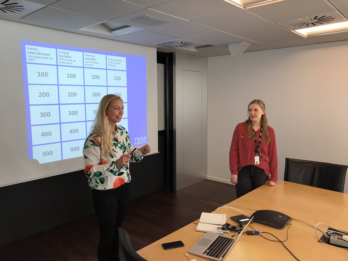 msmith_dk's tweet photo. Enjoying to spend days with new IBM graduates. Learning and fun 😃#graduateibmdk #ibm https://t.co/9ToUt1T2hQ