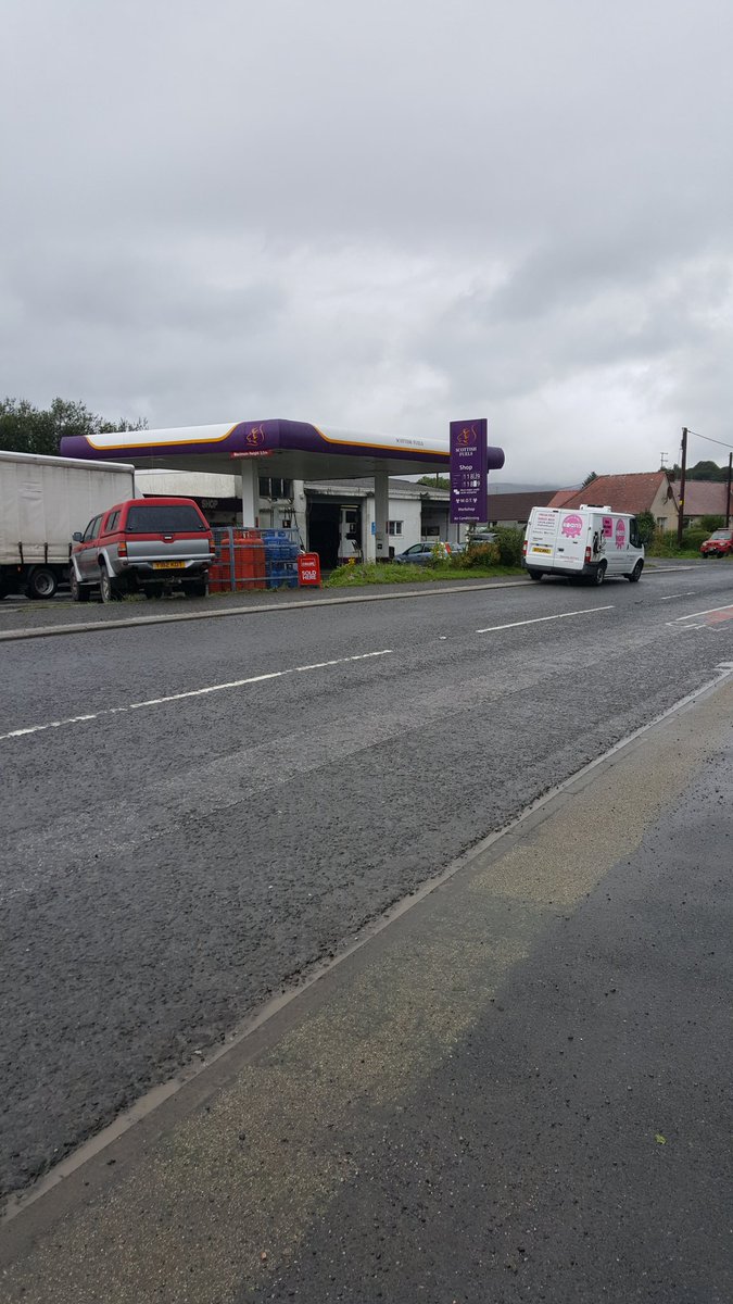 Travel on the A75? Pass Creetown Garages? Next time you are refueling pick up a pint of our free range milk from the shop #supportlocal