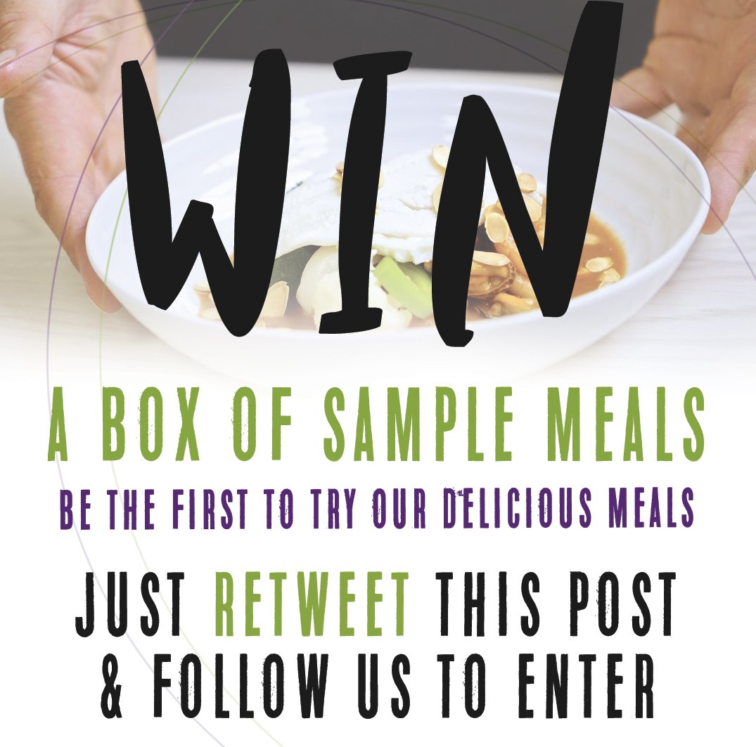 It's competition time! Our sample meal boxes go out in mid-September? Be in with a chance of getting some for free......