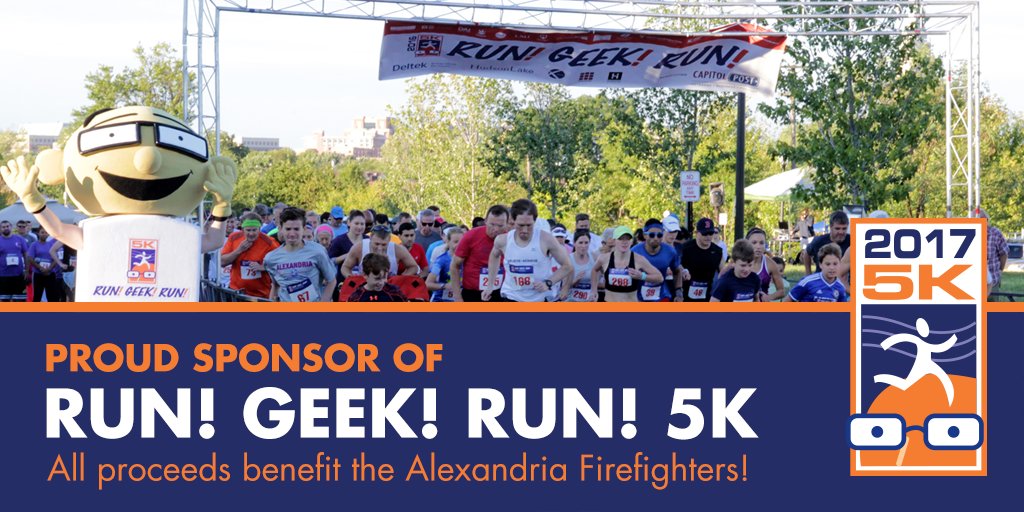 We’re sponsoring the Run! Geek! Run! 5K benefiting the Helping Hands Relief Foundation. Visit rungeekrun.com to run with us 9/24