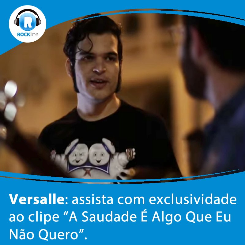 PortalROCKline's tweet photo. A @bandaversalle canta sobre despedidas no clipe de "A Saudade É Algo Que eu Não Quero". Veja em primeira mão! https://t.co/S6HkXSsqDZ https://t.co/s6j9oUUdpE