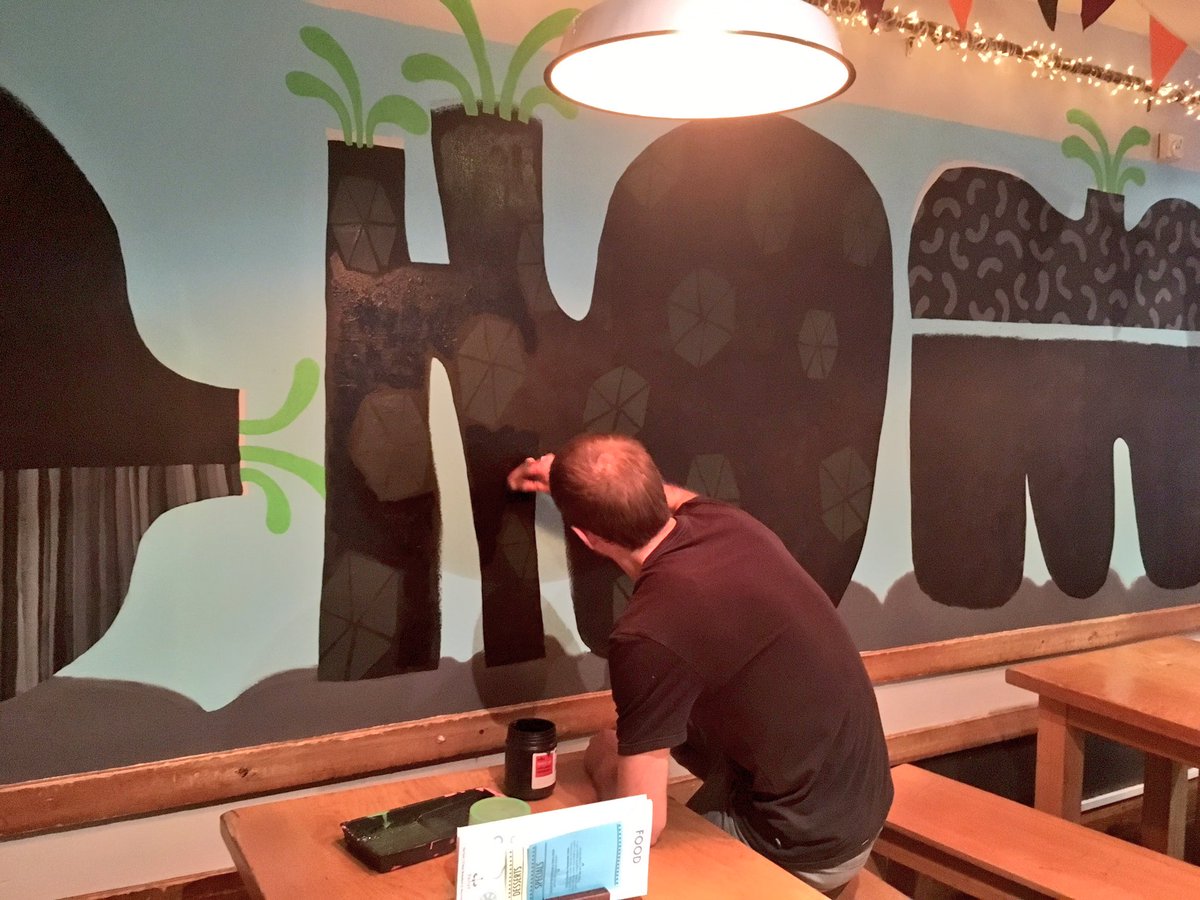 Action shot here of <a href="/furiouspie/">Ben Harrison</a> ~ head over for some live art, I'm sure he'd love to answer your questions